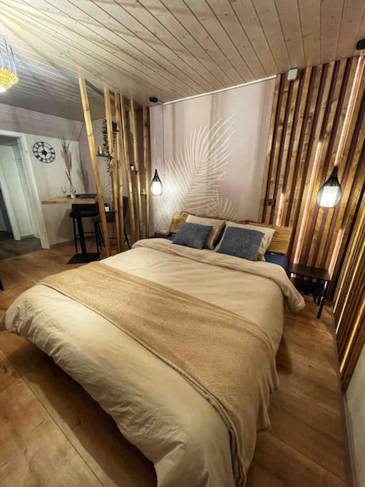 L'Echo Des Bois - Studio Cocooning Avec Sauna L'Abergement Exterior foto